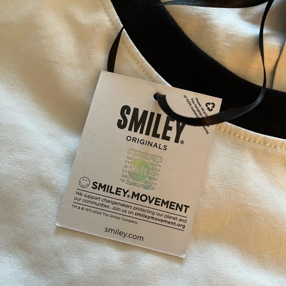 MOSCHINO White Double Smiley T-Shirt - Picture 11 of 15